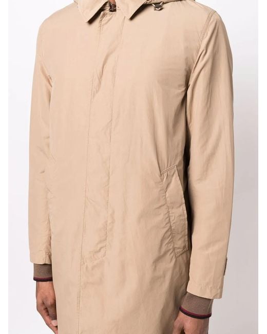 Herno Natural Hooded Parka Coat for men