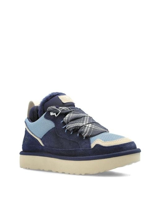 Ugg Blue Lowmel Suede Sneakers
