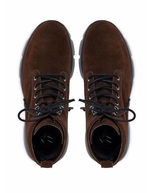 Giuseppe Zanotti Brown Ankle Boots for men