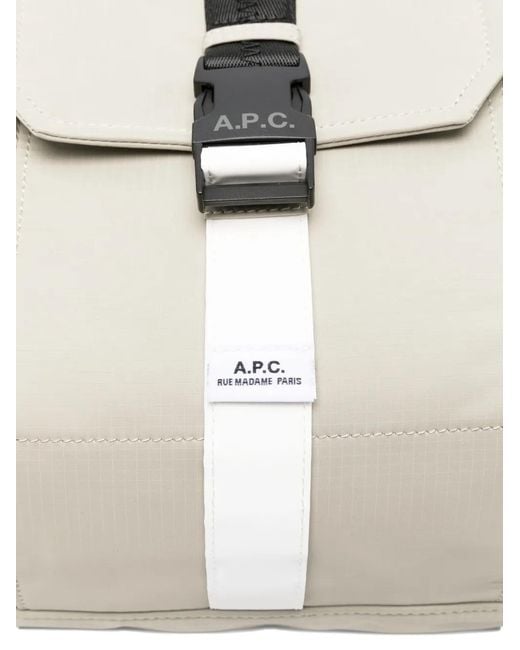 A.P.C. White Sac À Dos Trek for men