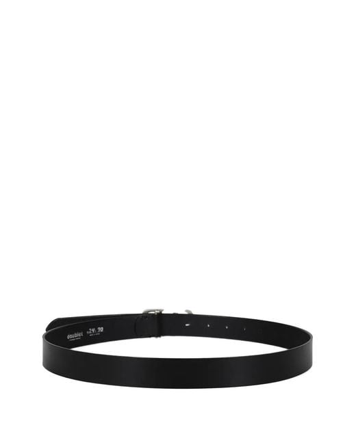 Doublet White Logo-Buckle Belt
