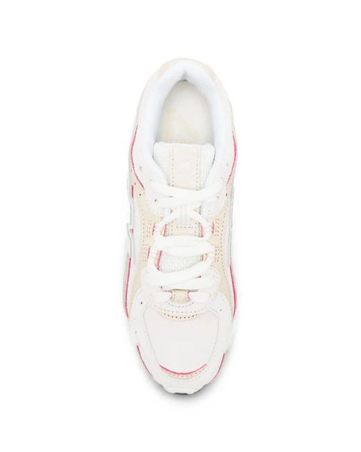 New Balance White 204L Panelled Logo-Patch Sneakers