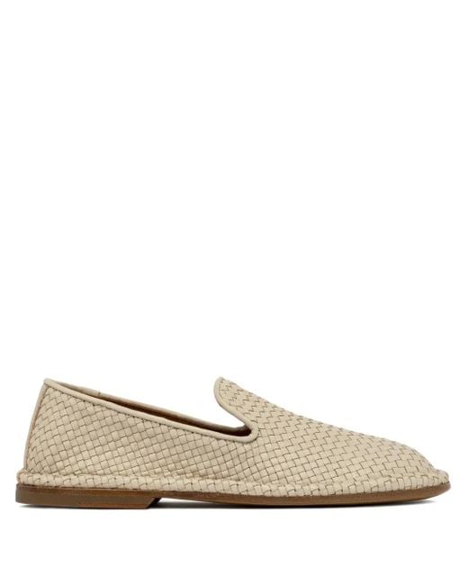 Buttero Natural Leather Loafers