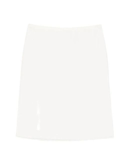 The Row White Ivera Skirt
