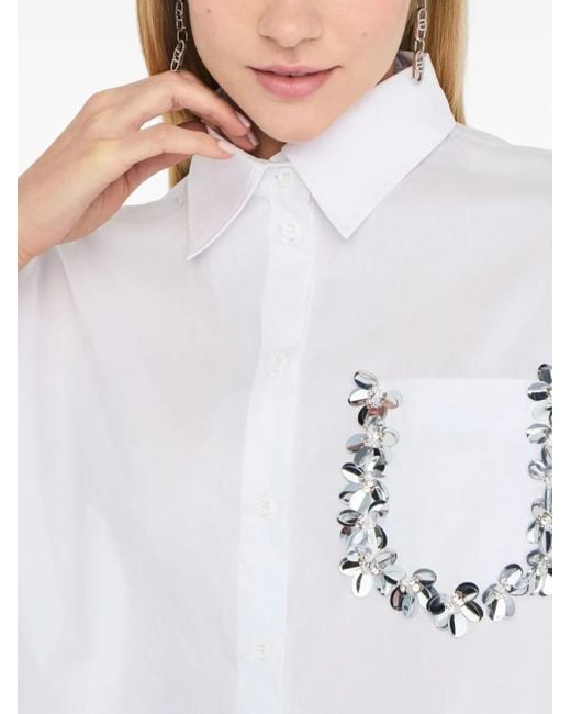 Liu Jo デコラティブ シャツ White