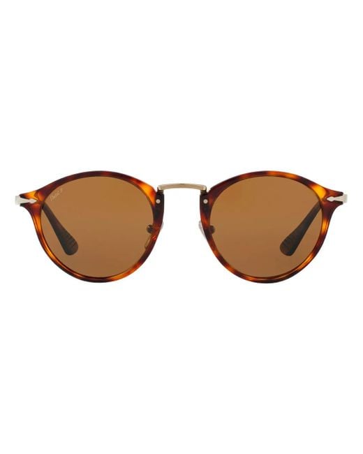 Persol Brown Po3166S Round-Frame Sunglasses for men