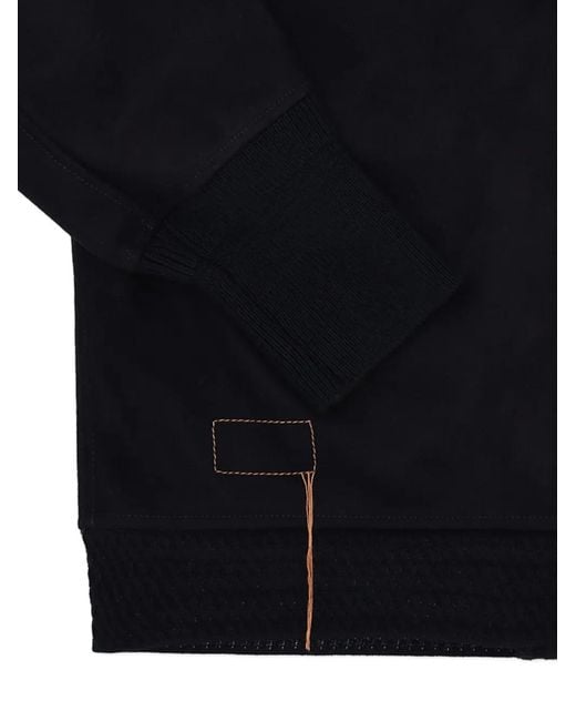 Fortela Black Cruiser Buttoned Bomber Jacket for men