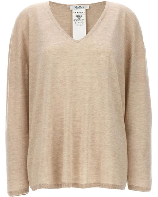 Pull Freccia Max Mara en coloris Natural