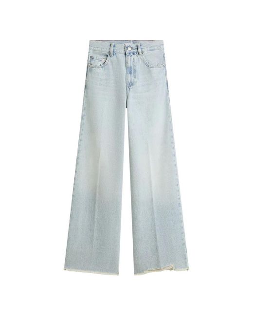 Tommy Hilfiger Blue 70S High-Rise Wide-Leg Jeans