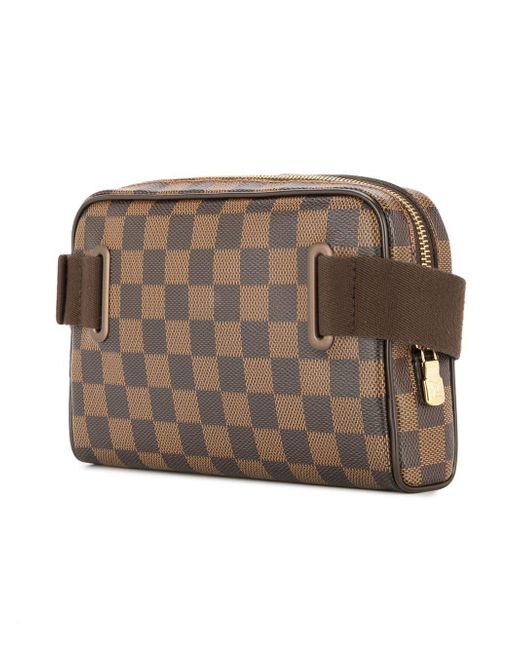 Cloth belt bag Louis Vuitton Brown in Cloth - 33726224