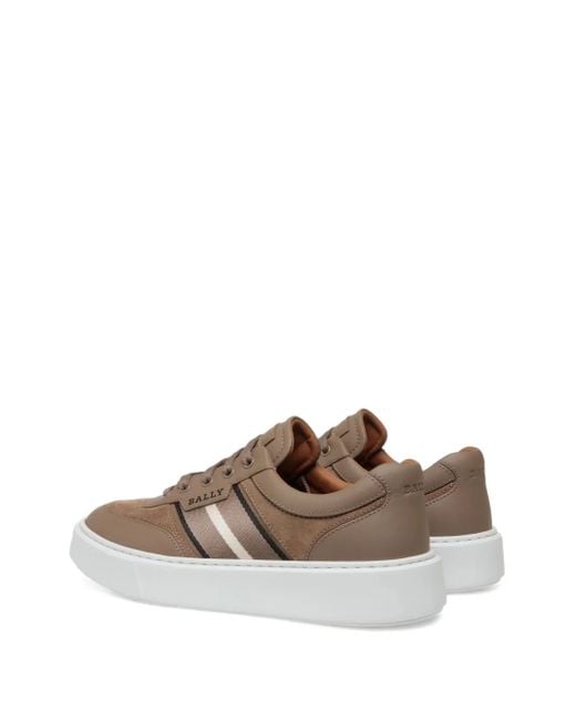 Bally Sneakers mit Streifendetail in Brown für Herren