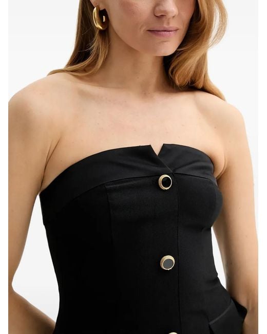 Marciano Black Schulterfreies Vittoria Minikleid