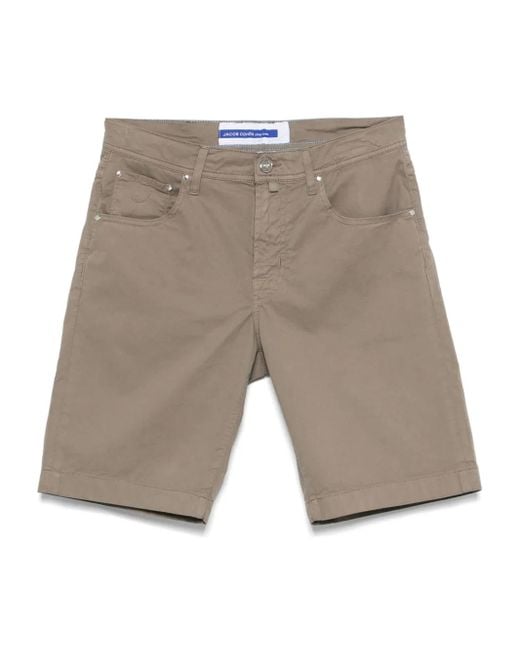 Jacob Cohen Gray Nicolas Shorts for men