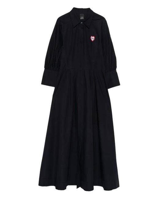 Pinko Black Maxi Dresses