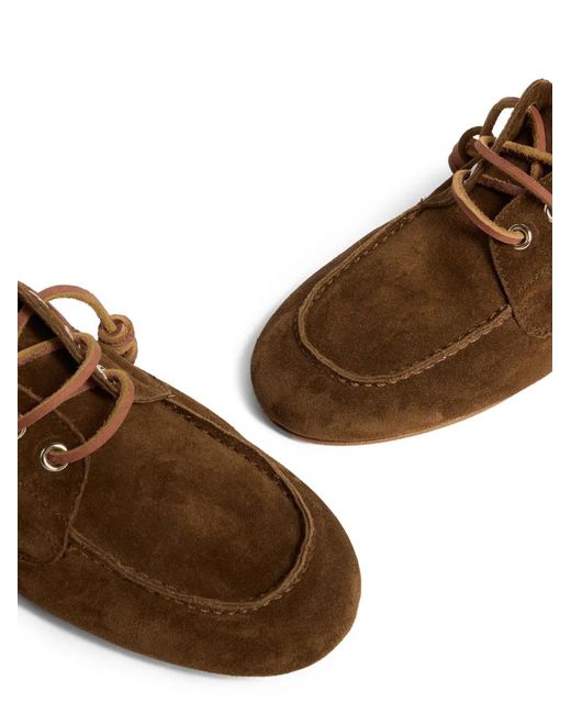 DSquared² Brown D2 College Boat Shoes for men