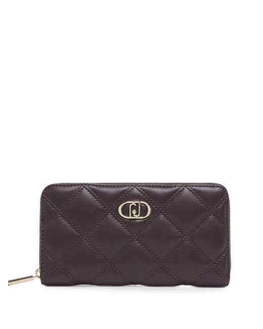 Liu Jo Purple Large Quilted Purse