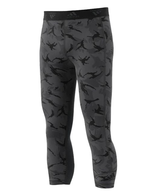 adidas メンズ グレー カモフラージュ タイツ 【公式通販】