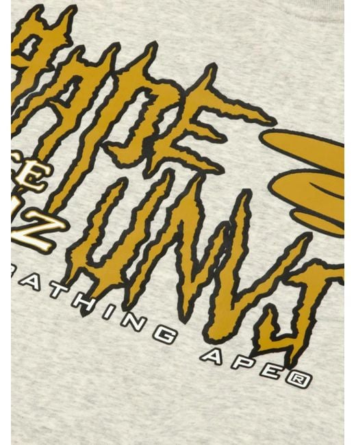 Sweat À Imprimé Graphique Aape By A Bathing Ape pour homme en coloris White