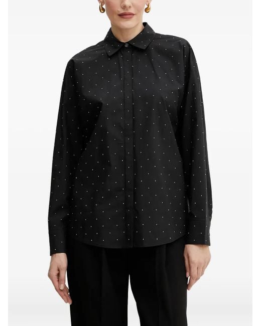 Camicia Con Decorazione di Guess in Black