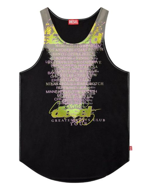 DIESEL Black Remaster Capsule T-Shan Tank Top