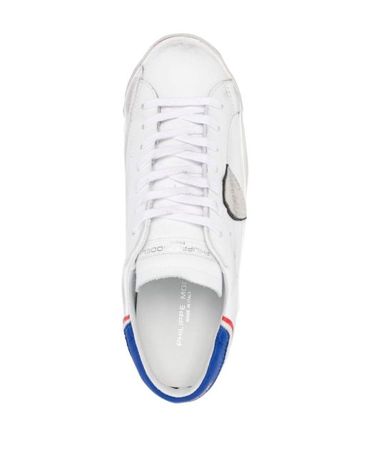 Philippe Model Paris Sneakers mit Logo-Patch in White für Herren