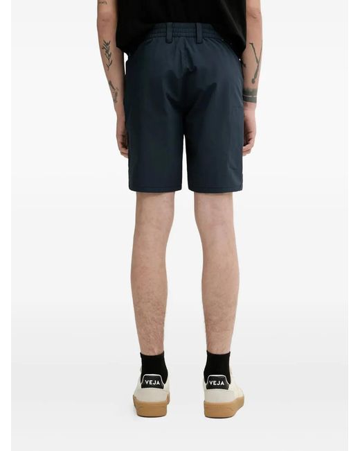 Fjallraven Blue Logo-Patch Shorts for men