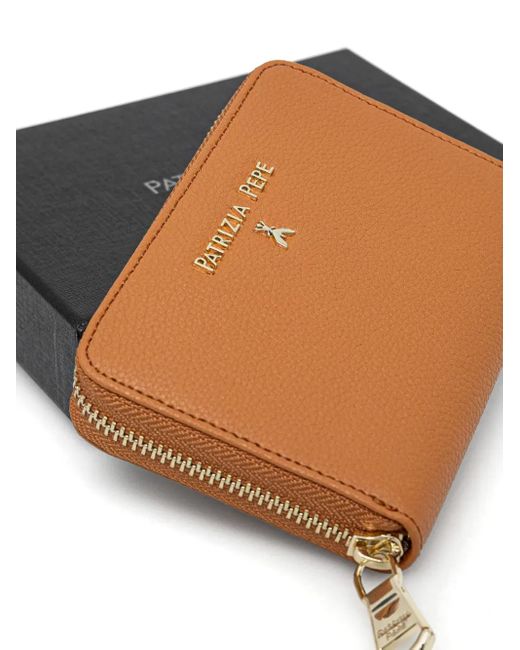 Patrizia Pepe Brown Portefeuille En Cuir
