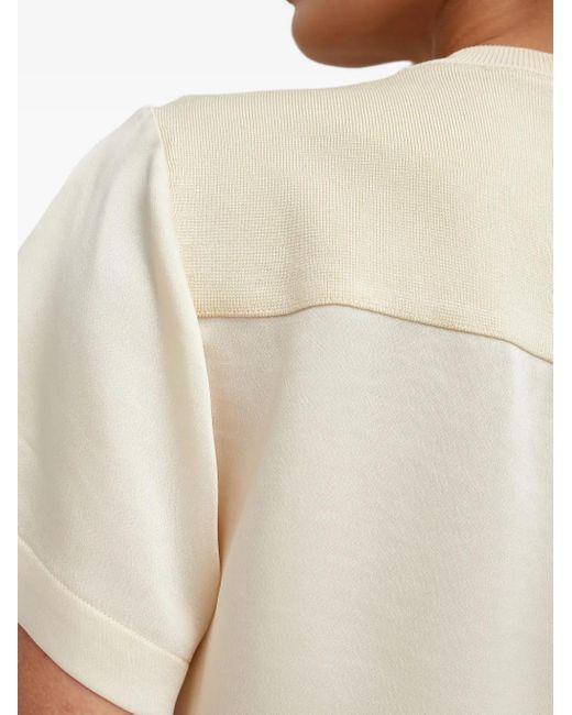 Jonathan Simkhai White Addy Panel T-Shirt