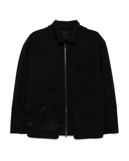 Giacca Con Cappuccio di CROQUIS in Black da Uomo