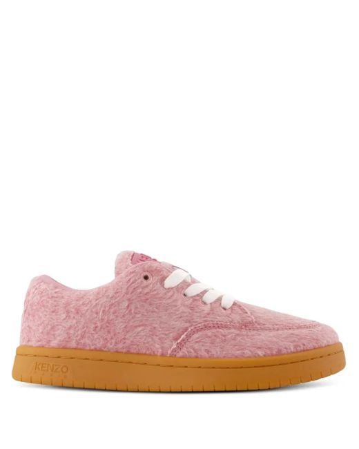 KENZO Pink Dome Low-Top Sneakers
