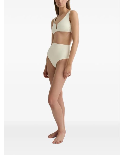 Bondi Born White Verona Scoop-Neck Bikini Top