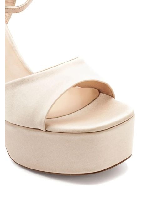 Roberto Festa White Addis Platform Sandals