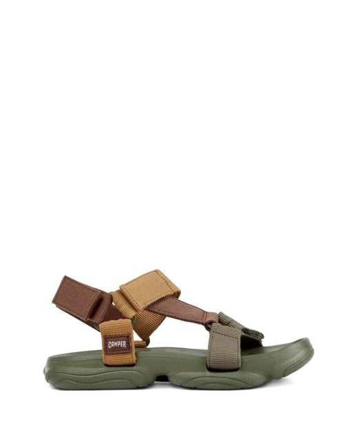 Camper Green Karst Strap Sandals