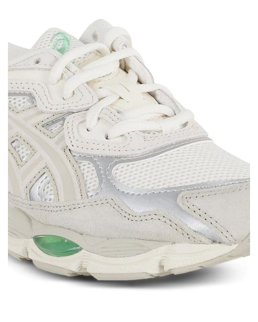 Asics White Gel-Nyc Mesh-Sneakers