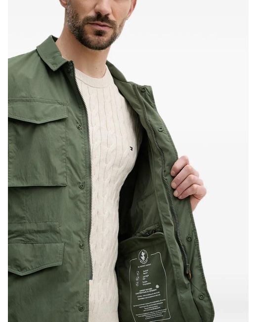 Save The Duck Green Multi-Pocket Jacket for men