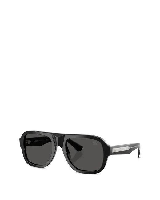 Burberry Black Pilot-Frame Sunglasses for men