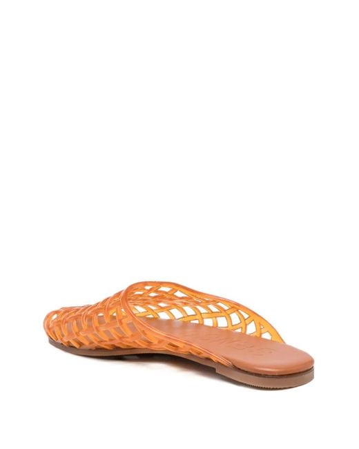 Senso Orange Mules Jacey