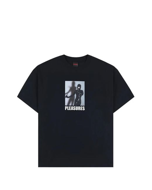 Pleasures Men's Black Graphic-Print T-Shirt