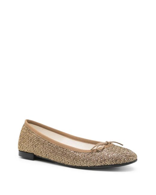 Repetto Brown Cendrillon Ballgom Ad Shoes