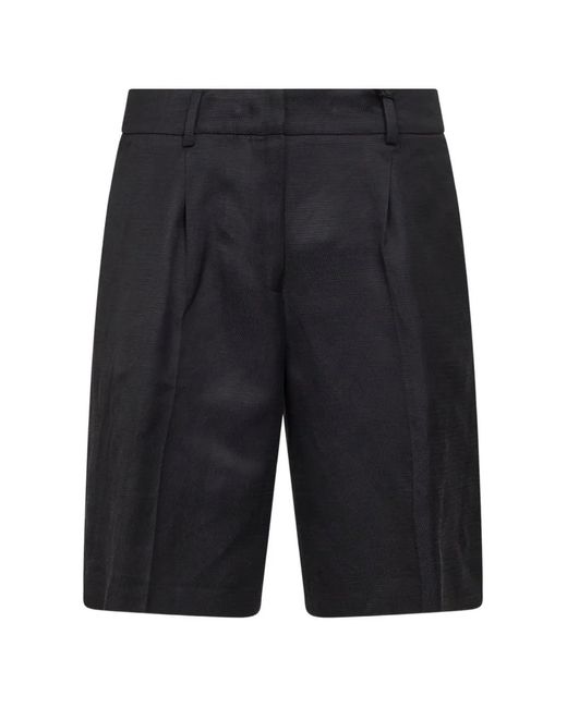 PT Torino Blue Pleated Shorts