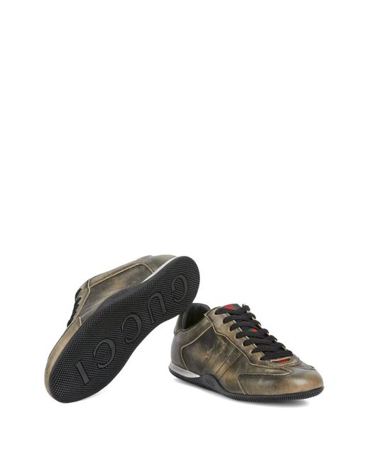 Gucci Gray Shift Damensneaker, Größe