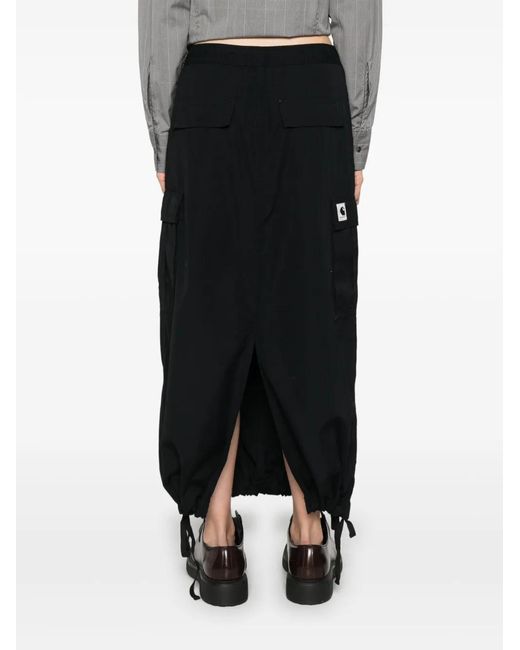 Carhartt Black W' Maxi Cargo Skirt