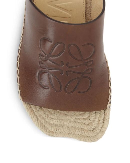 Espadrilles Petal 80 Mm Loewe en coloris Brown