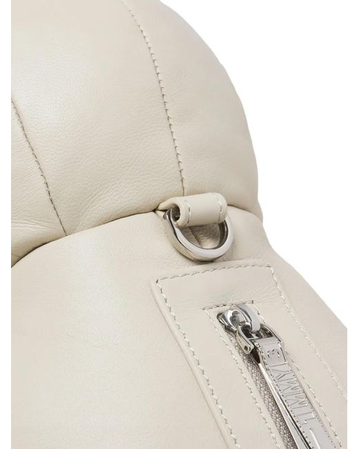 Maison Mihara Yasuhiro White Dinosaur-Shaped Leather Messenger Bag for men