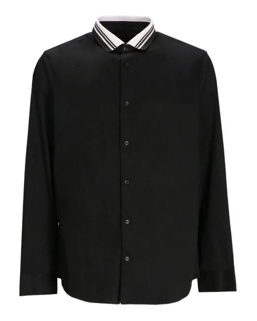 Chemise En Coton ARMANI EXCHANGE pour homme en coloris Black