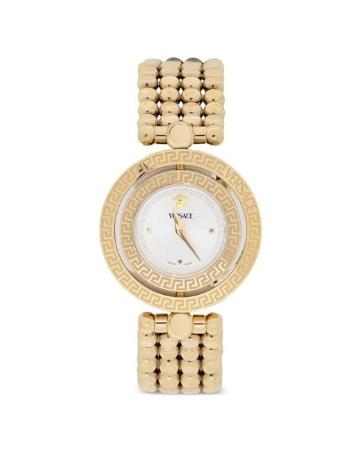 Versace Metallic Round-Face 32Mm Watch