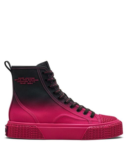 Marc Jacobs Pink Sneakers mit Logo-Prägung