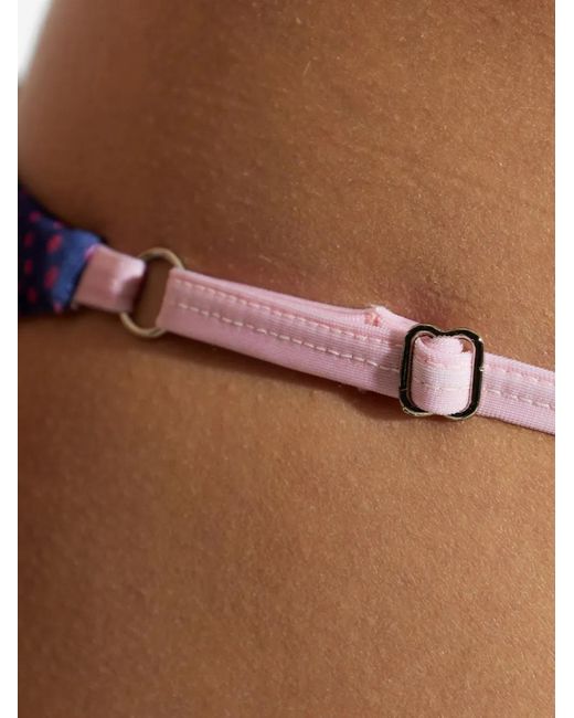 Casablanca Purple Gradient-Effect Bikini Bottom