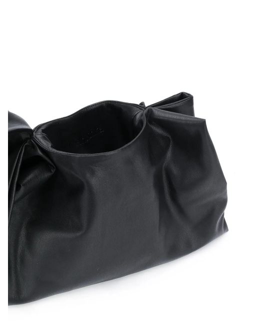 Nanushka Black Faux Leather Tote Bag