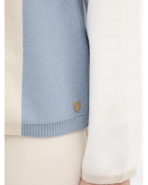 Joseph Ribkoff Blue Colourblock Sweater